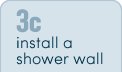 Install a Shower Wall